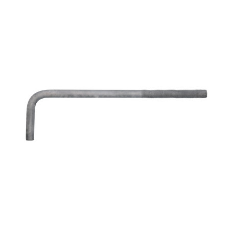 1 x Gancio Metalli lunghezza lunga M20X400 Filettata Su 150 Elevata Resistenza Alla Corrosione Acciaio Zincato A Caldo