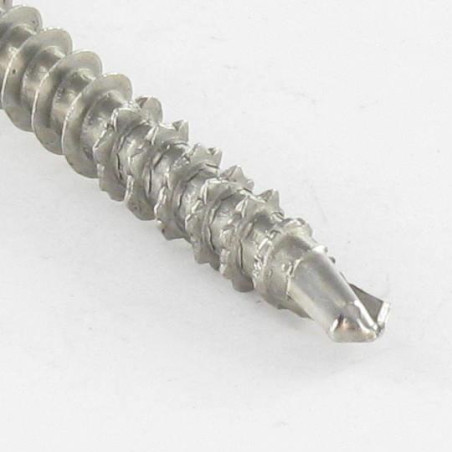 1 x Vite Per Legno E Truciolato Vite Autoperforante Testa Forata Dentellato 4,5X30 T20 Acciaio Inox A2