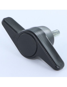 Maniglia di serraggio nailon negro MASCHIO M10X20 2