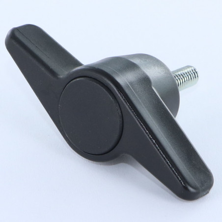 1 x Maniglia di serraggio nailon negro MASCHIO M10X20