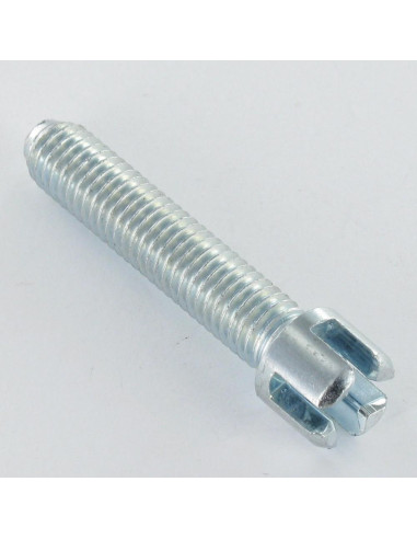 1 x Vite Per Mobili Acciaio Grezzo M8X45 Passo...