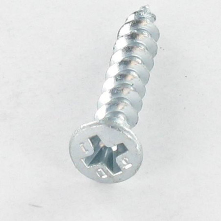 1 x Vite FERRAMENTA/PVC Testa Forata Phillips 4,2 x 45 Zincate Ral9016 Bianco Traffico