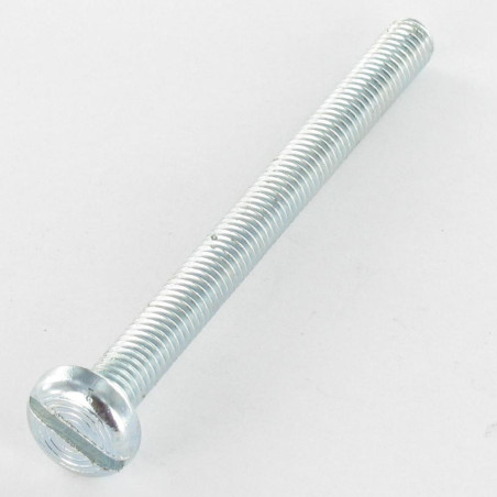 1 x Vite Per Metalli Testa Cilindrica Larga Con Intaglio M6X8 Zincate