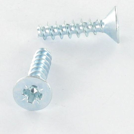 1 x Vite Per Pvc Testa Forata Pozy 3,5X20 Zincate