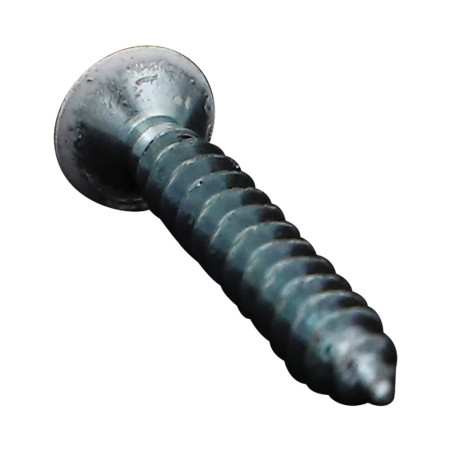 1 x Vite Per Pvc 30 Testa Forata Phillips 4,3X30 Autoperforante Zincate Ral9010 Bianco Puro
