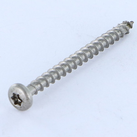 1 x Spax Viti Per Legno Testa Poelier T-STAR+ T20 5X25 Acciaio Inox A2