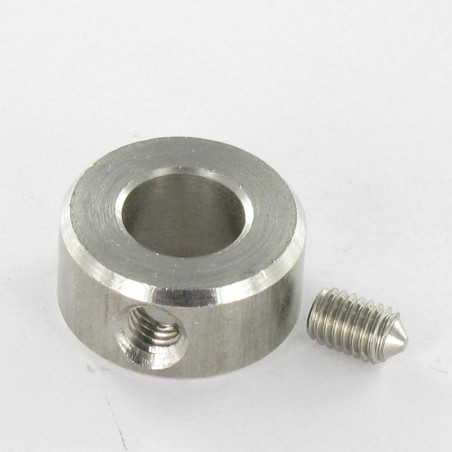 1 x Anello di arresto con vite Diametro Interno 35 Acciaio Inox A2