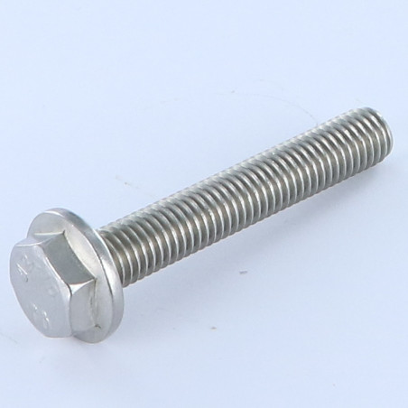 1 x Vite Per Metalli Testa Esagonale Flangia Liscia M8X60 Acciaio Inox A2