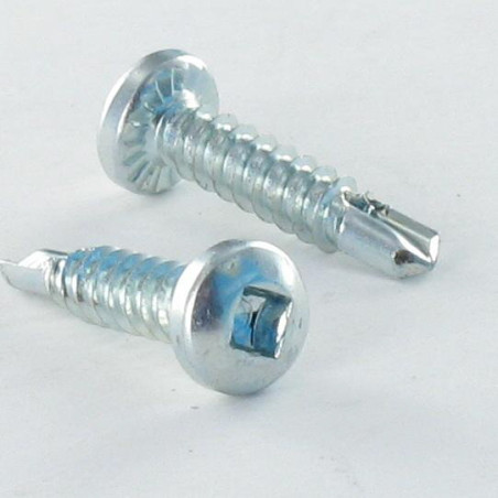 1 x Vite Autoperforante Testa Cilindrica EMPR Quadrata 3,9X19 Zincate Ingombro quadrato 2