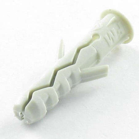 1 x Tassello Nylon Con Flangia 5X25 Grigia