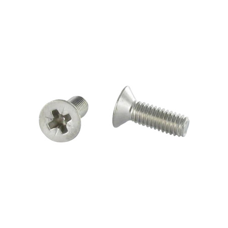 1 x Vite Per Metalli Testa Forata Phillips 2 M4X12 Acciaio Inox A2