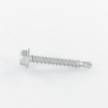 1 x Vite Autoperforante Bimetallo Testa Esagonale Flangia Punta CORTO 4.8X35