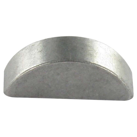 1 x Linguetta A Disco Semicircolare Acciaio Grezzo 2,5 x 3,7 Lunghezza 10