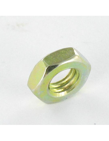 1 x Dado Esagonale Basso/Controdado M10 Bicromato