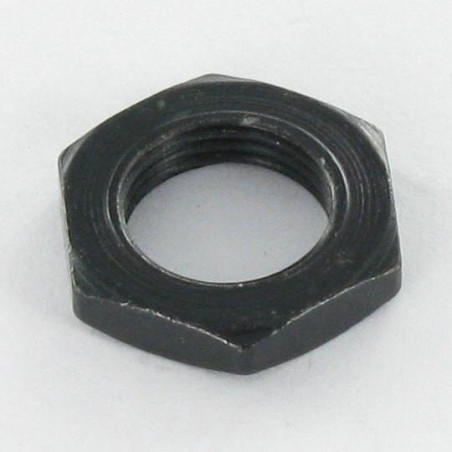 1 x Dado UNEF 3/8- 32 In Piano 14 Spessore 3 Acciaio Zincato Nero