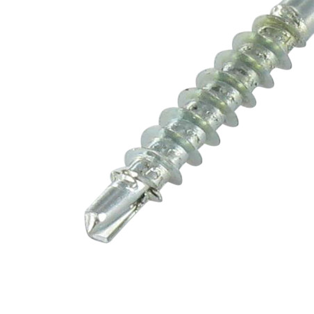 1 x Vite Medium Testa Forata Dentellato T20 4X35 Filettata Su 24 Zincate