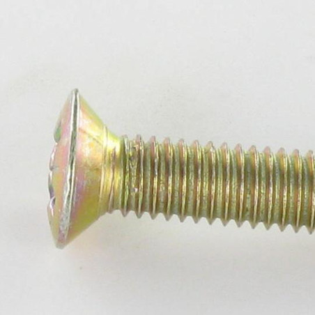 1 x Vite Per Metalli Testa Forata Bombata Pozy M6X35 Bicromato