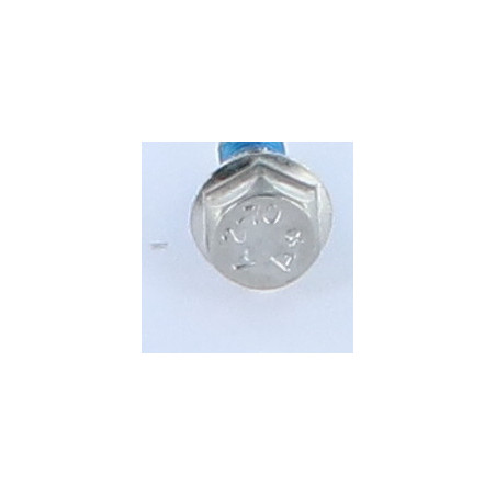 1 x Vite Per Metalli Testa Esagonale Flangia Liscia M5X12 Acciaio Inox A2 Frenafiletti