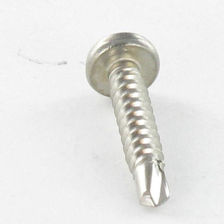 1 x Vite Autoperforante Testa Cilindrica Quadrato 4,8X19 Ingombro quadrato 2 Acciaio Inox A2