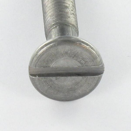 1 x Vite Per Metalli Testa Cilindrica Larga Esagono Incassato M6X27 Dentellato Acciaio Grezzo