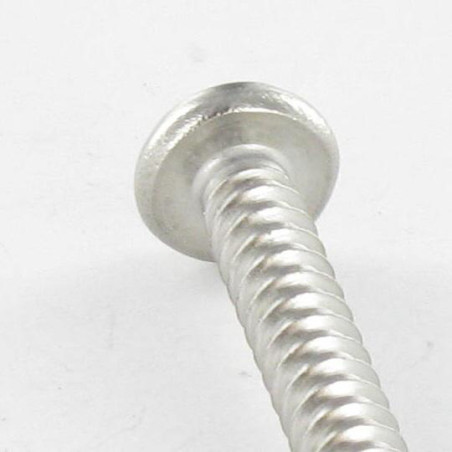 1 x Vite Autoperforante Testa Cilindrica Quadrato Phillips 4,8X50 SQ2+PH2 Acciaio Inox A2