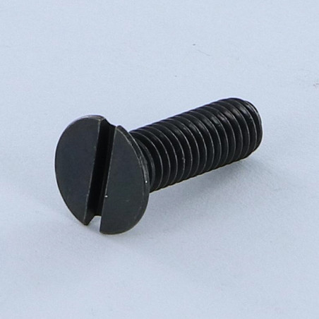 1 x Vite Per Metalli Testa Forata Con Intaglio M3X30 Acciaio Zincato Nero microviti