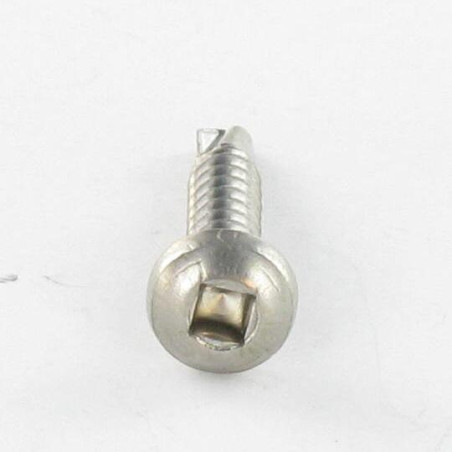 1 x Vite Autoperforante Testa Cilindrica Quadrato 4,8X45 Ingombro quadrato 2 Acciaio Inox A2