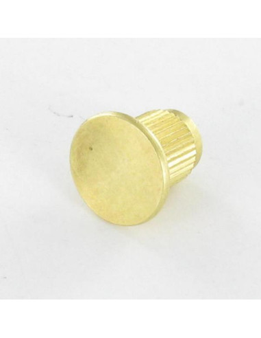 1 x Dado Manicotto Zigrinata Ottone M8 Diametro...