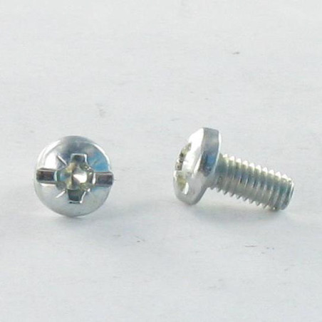 1 x Vite Per Metalli Testa Cilindrica Larga Pozy Con Intaglio M3.5X4.7 A/CHANF Zincate