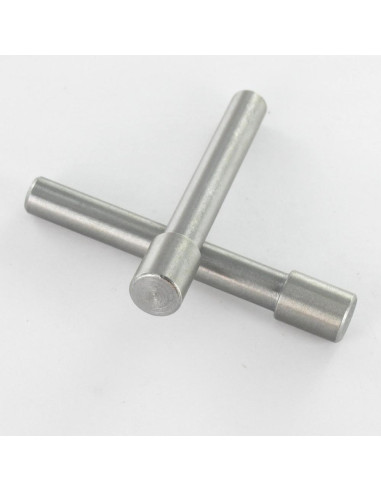 1 x Aste LUNGO Acciaio Grezzo 10X65