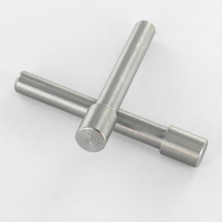 1 x Aste LUNGO Acciaio Grezzo 10X65