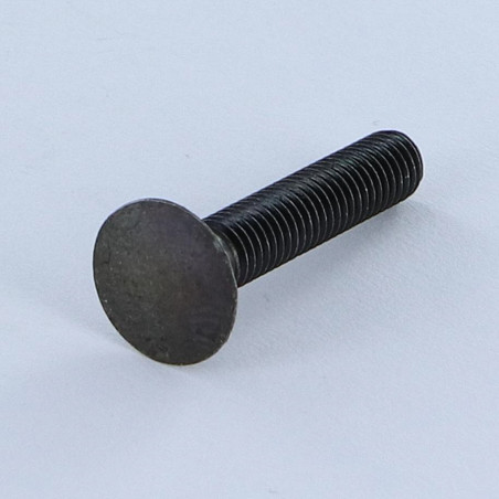 1 x Vite Per Metalli Testa Forata Senza Intaglio M5X27 Acciaio Zincato Nero Diametro Della Testa: 11