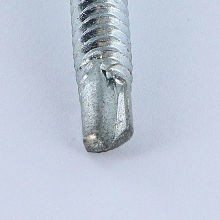 1 x Vite Autoperforante Testa Esagonale 6,3X75 Filetto A Lamiera Zincate LAQ Ral7016 Grigio Antracite