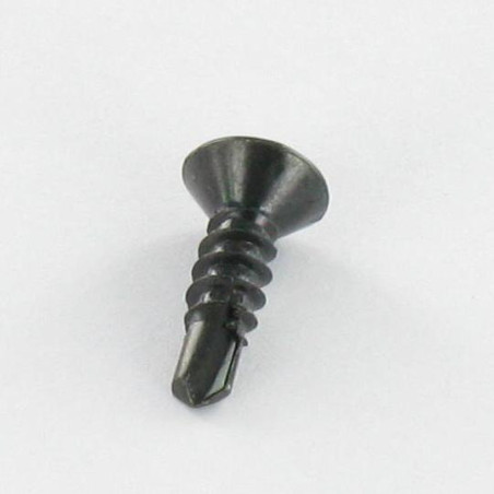 1 x Vite Autoperforante Testa Forata Phillips 4,8X19 Filetto A Lamiera Acciaio Zincato Nero