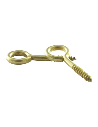 1 x Golfare A Vite Legno Ottone 2,5X10