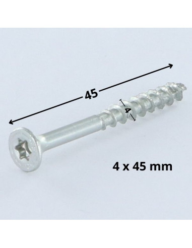 1 x Vite Spax Testa Forata T20 4X45 Filettata...