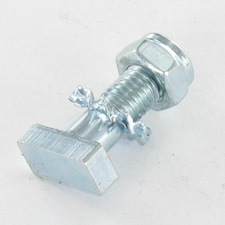 1 x Vite Per Metalli PARALLELO M5X15+ECR FR+RD. Dentellata Esterna Az Zincate MIO