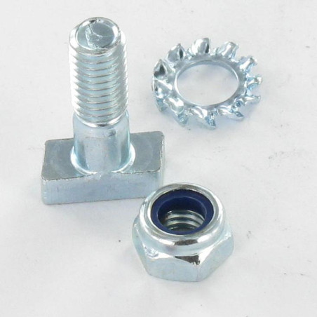 1 x Vite Per Metalli PARALLELO M5X15+ECR FR+RD. Dentellata Esterna Az Zincate MIO