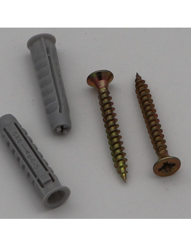 1 x Sacchetto Da 2 Tassello Fischer SX6 Con 2 Vite