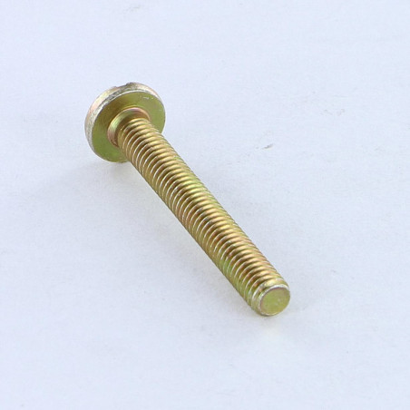 1 x Vite Per Metalli Testa Cilindrica Larga Con Intaglio M3X60 Bicromato microviti