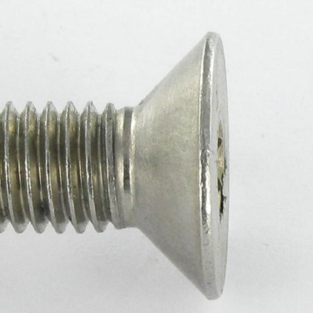 1 x Vite Per Metalli Acciaio Inox A2 Di Sicurezza Testa Forata Con Esagono Incassato Chiave Esagonale Da 3 con perno M5X16
