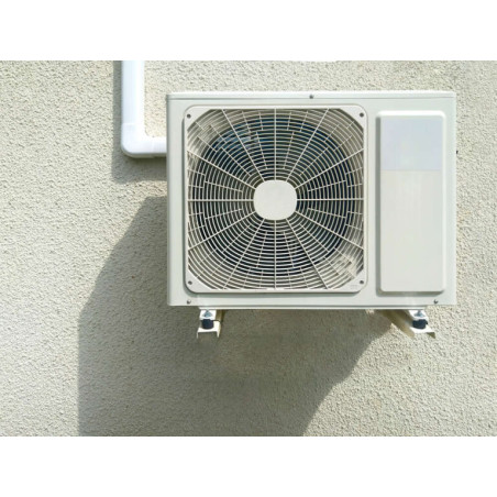 1 x Kit di 2 staffe a parete per condizionatore d'aria 1,5X400