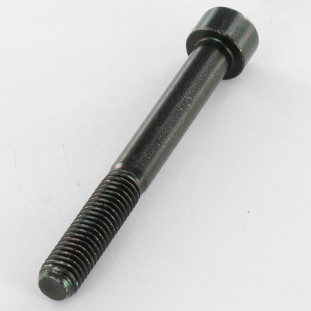 1 x Vite Per Metalli A Esagono Incassato M8X40 Filettata Su 28 Classe 8.8 Chiave Esagonale Da 6 Acciaio Zincato Nero
