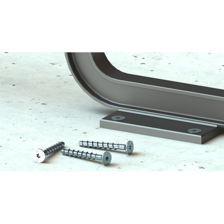 1 x Vite Per Calcestruzzo Testa Forata Torx 6X40 Zincate
