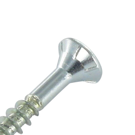 1 x Vite Medium Testa Forata Dentellato T20 4X60 Filettata Su 40 Zincate