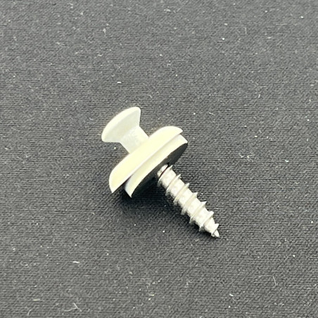 1 x Vite di cresta Testa Forata Bombata T20 Acciaio Inox A2 Ral9010 Bianco Puro 4,5X25 Rondella Di Tenuta Con Guarnizione
