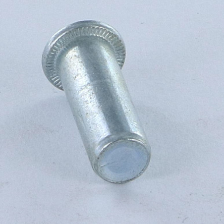 1 x Dado rivettabile Testa Piatta Cieca M8X21.5 ACPB 35 Zincate