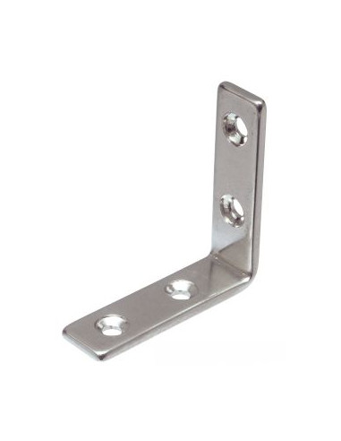1 x Staffe 61X61X15 4 Fori Acciaio Inox A2
