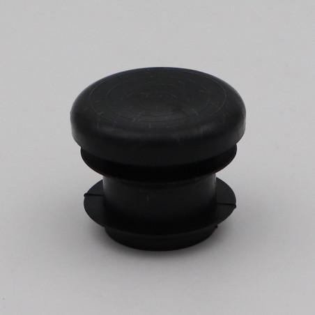 1 x Tappo per tubo tondo Diametro Esterno 30 Interno 26-28 Polietilene Nero