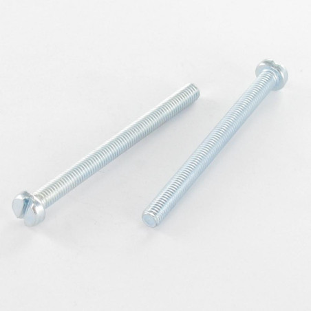 1 x Vite Per Metalli Testa Cilindrica Con Intaglio M4X20 Zincate